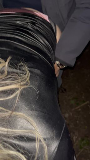 Wife dogging woods