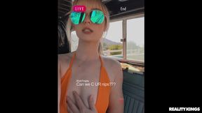 Risky Public Sex Outdoors – Creampie Finish