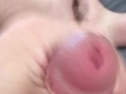 Straight Ginger solo with foot fetish
