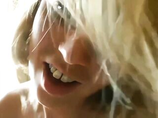Kimberly Dutch is a large titted, golden-haired housewife who loves to bang her spouse's allies
