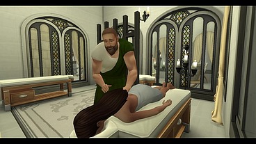 The Blissful Simmers_Sims in Rome Bath House Sex Day