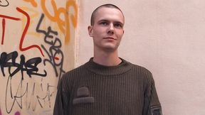 Pounding a big-balled twink in a hot POV movie