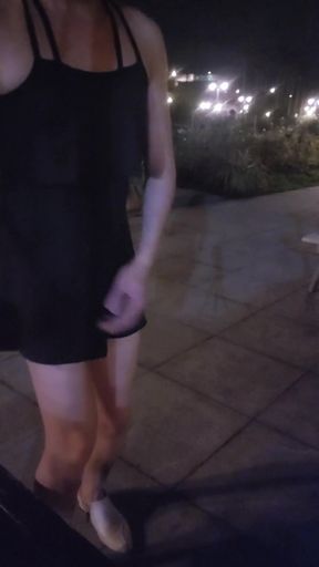 Jaw-dropping moment from &quot;Shemale Ting Xuan exposed in the community garden&quot;