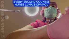 POV Nurse Luna performs CPR on you...will you make it??