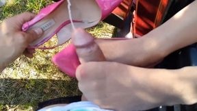Outdoors Pink High Heels Shoejobs (MP4)