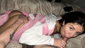 First time with my stepsister and a friend &mdash;  intense and raw