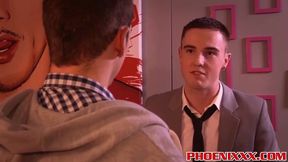 muddy homosexual youngsters super-naughty 3 way Suck blow-job vibration