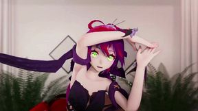 luo tianyi hentai vocaloid dance and sex mmd 3d red hair