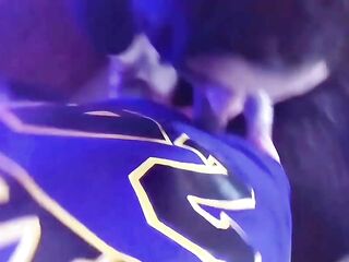 Greedy femboy handles large BBC jock