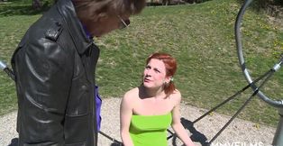 Young redhead plugged for love