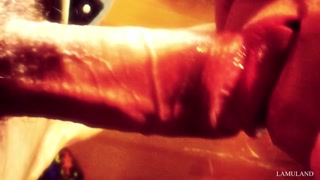 BDSM at Christmas, spanking and whipping makes me cum multiple times, final CRAMPIE!