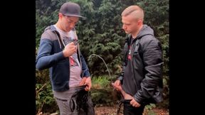 I pee on my gimp outdoor