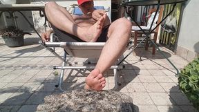 gianni ginestra smokes and shows his feet