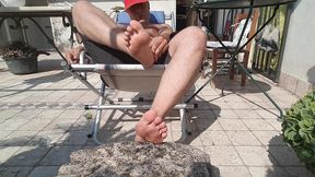 gianni ginestra smokes and shows his feet