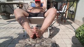 gianni ginestra smokes and shows his feet
