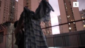 she sucked me sloppy then michelly beatriz showed me her pussy power