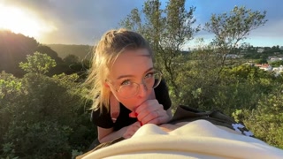 WTF?? PASSERERS CAUGHT US AND COME TO US DURING BLOWJOB
