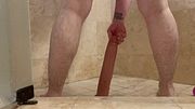 Gaping myself in the shower 💦