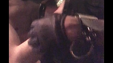 Interracial Lad in Submission to Black Dad