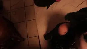 Step sis sucks cock and takes it in doggy style