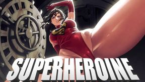 Superheroine Bank Rescue Failure & Villain Victory Fuck - Erotic Surrender to Knees & Magic Control