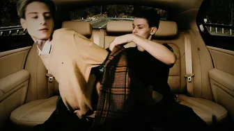 Teddy gets fucked hard in the back seat of a camper