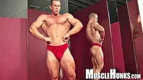 Otto Chap, Red Briefs Wank And Flex