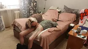 StepMom swallows cum after deepthroat blowjob