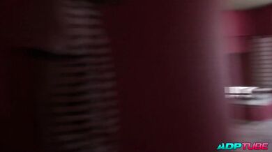 ADPTUBE - French blonde sucking cock in the park