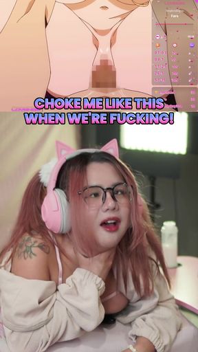 Choke me like this when we're fucking