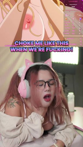 Choke me like this when we're fucking