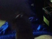 very very loud phone sex blue silky leggings #2