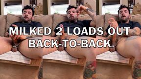 Went Live And Milked 2 Loads Back To Back (Uncut Gooning + Edging) 02182026