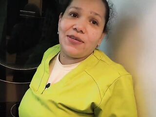 I hired a mother I'd like to fuck maid and this babe's very wicked, I love seeing that butt, I couldn't resist and ended up banging her.