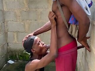 Twink Caught Me Stroking My Dick Outside