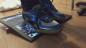 Cute Track Spikes Crush a Chromebook