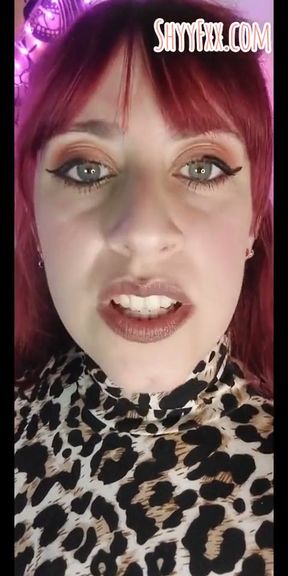Your Favorite Argentinian Redhead Today Is Your Whore Without Limits! Roleplay JOI