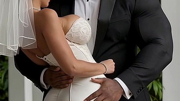 Ruby Dream — Garden Wedding Ceremony [AI Generated] Interracial GangBang, Rimjob, Rimming, BBC