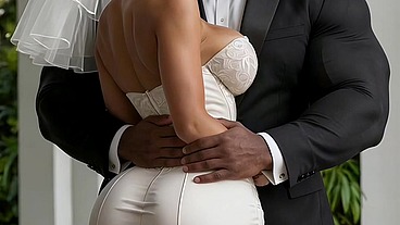 Ruby Dream — Garden Wedding Ceremony [AI Generated] Interracial GangBang, Rimjob, Rimming, BBC