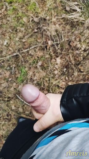 Just walking and wanking