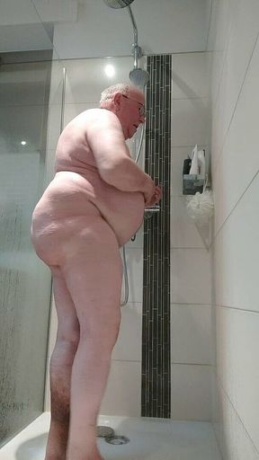 Intense Showering - Full Body View