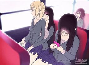 Futa sex in the bus