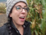 Halloween Week! A Naughty Flash In The Corn Maze