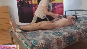 Karel Tickled Naked On The Bed HD Part 2