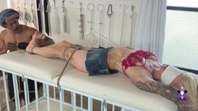 Tied and Tickled - an Intense Tickle Session of TS Gray Perrier