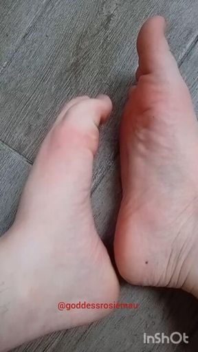 My feet made you hard