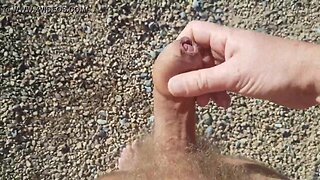 Wild Outdoor Cumshots: Young, Naked, Uncut Naturists & Pornstars!