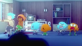 Gumballs Friends Ignite Steamy Lesbian Tryst on Couch – Wild Encounter