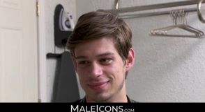 MaleIcons.com - Cute jock's craving for deep anal play with meaty cock and intense pa