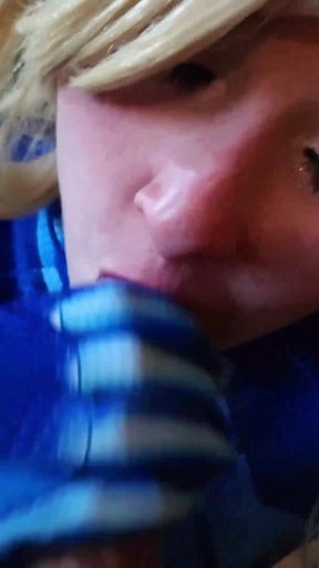 Samus Gives You a Real Blowjob